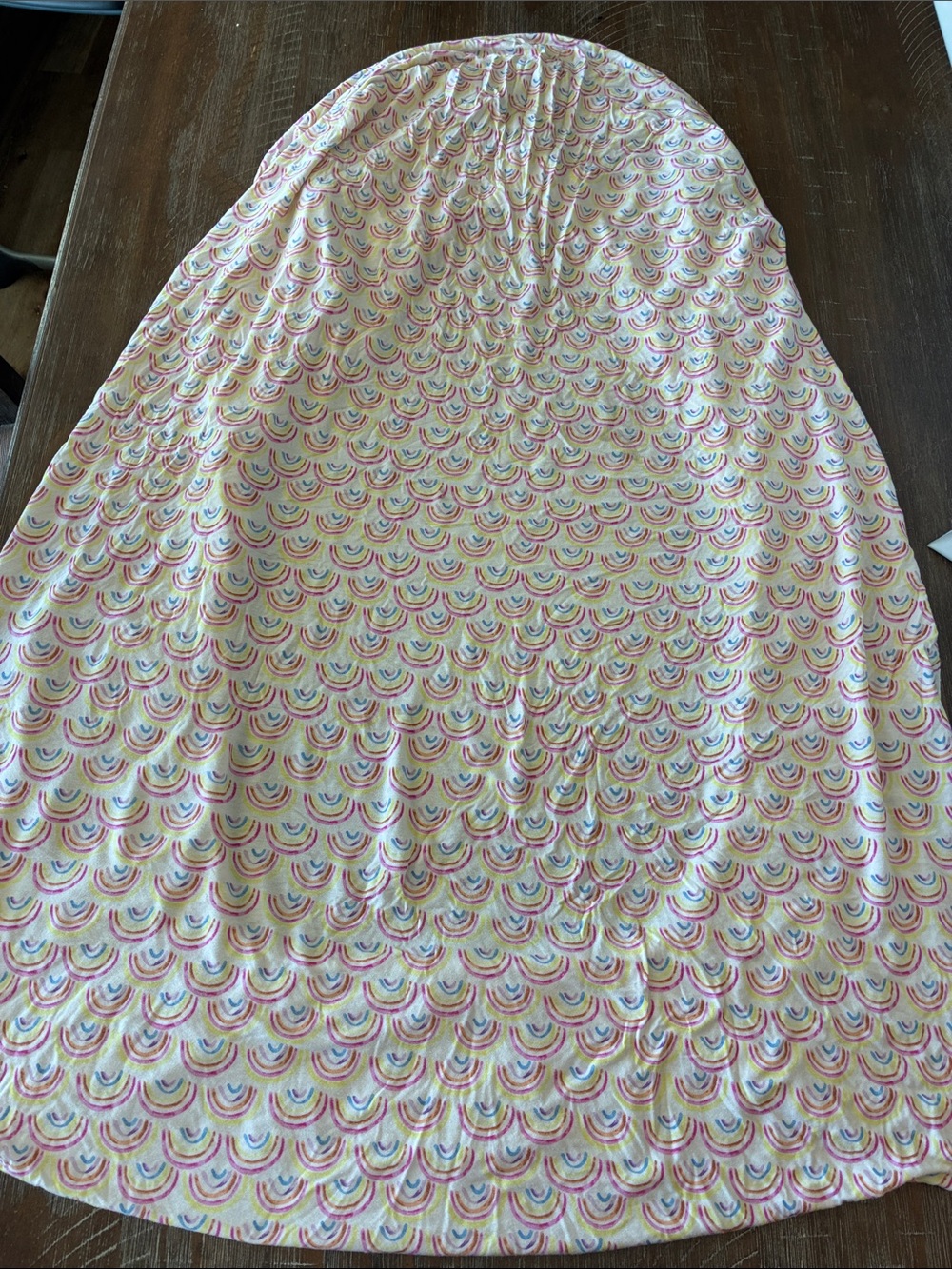 Little Sleepies Rainbow Print Crib Sheet